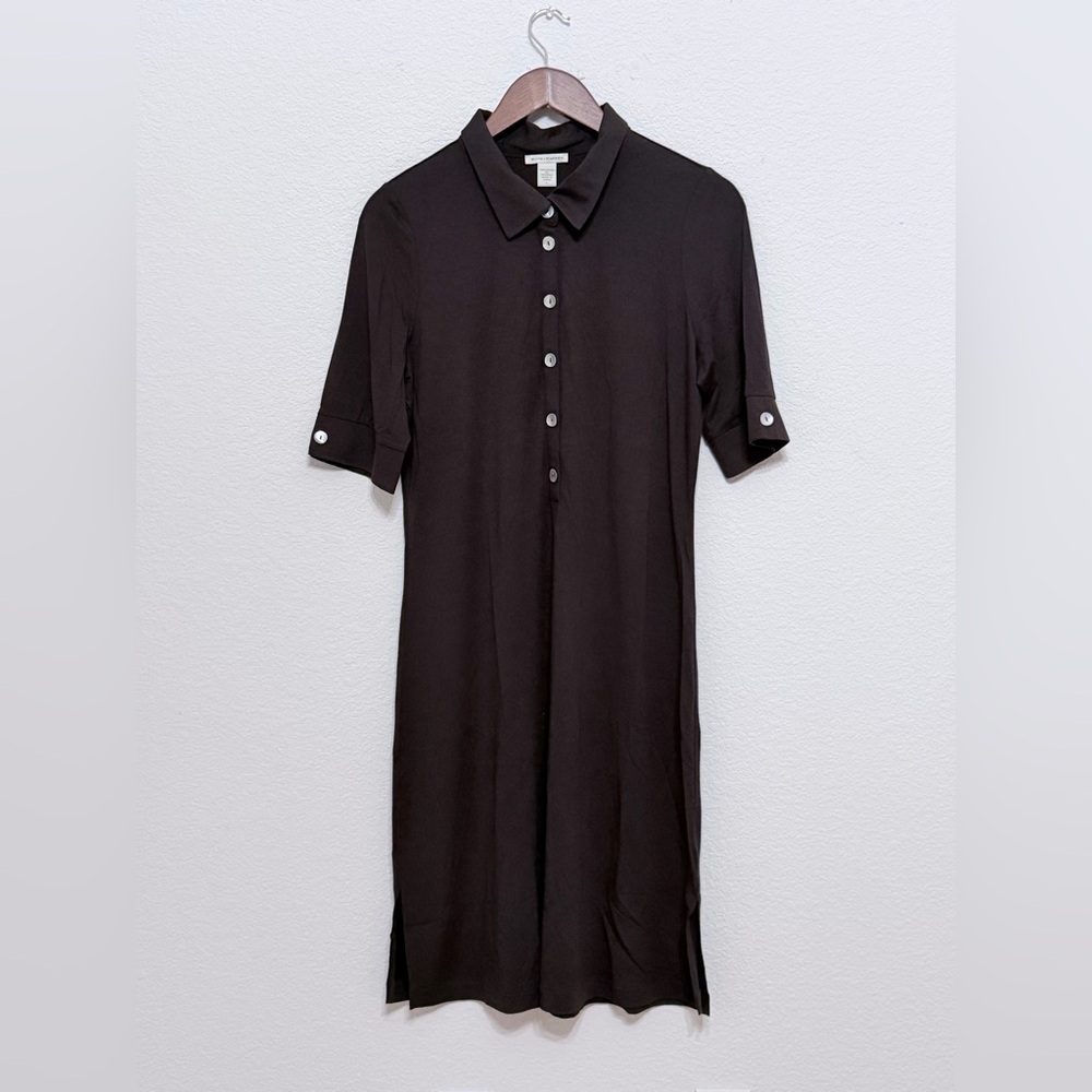 White + Warren Women’s Dark Brown Popover Size L